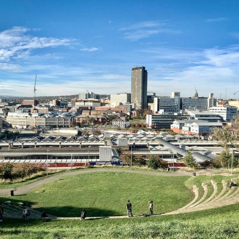 Sheffield city skyline