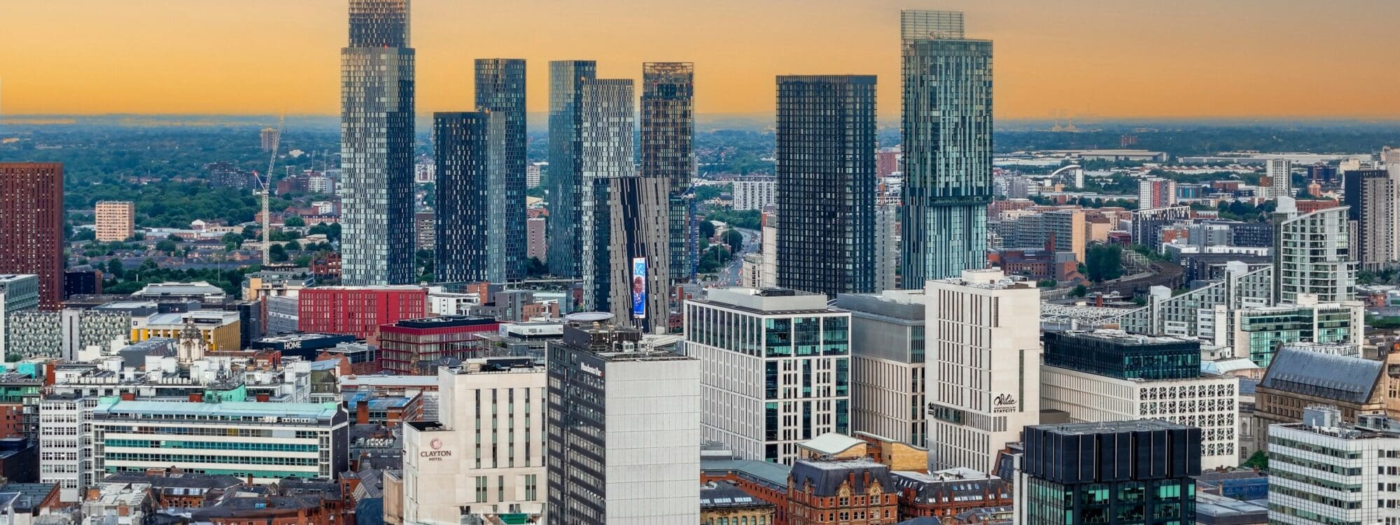 Manchester skyline